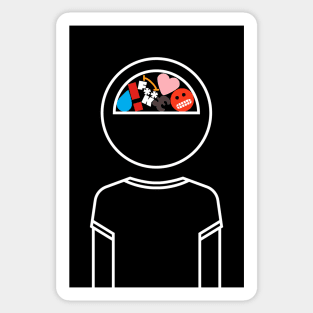 In My Head Sticker